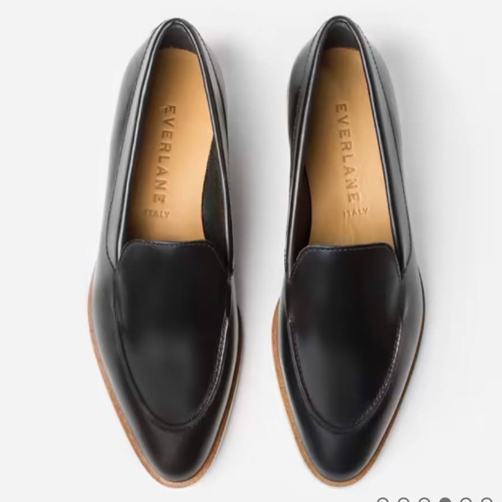 Everlane Modern Loafer in Black, Size 6